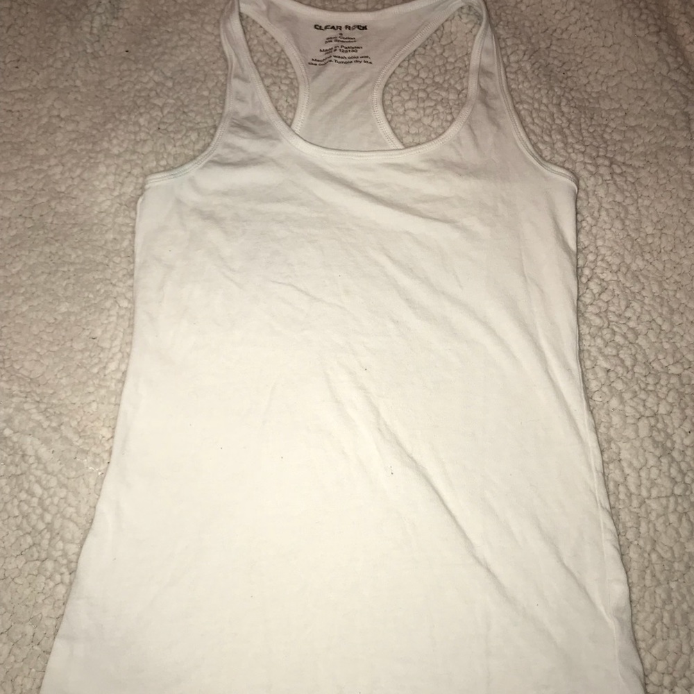 White tank top